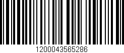 Código de barras (EAN, GTIN, SKU, ISBN): '1200043565286'