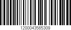 Código de barras (EAN, GTIN, SKU, ISBN): '1200043565309'