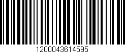 Código de barras (EAN, GTIN, SKU, ISBN): '1200043614595'