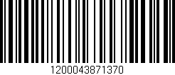 Código de barras (EAN, GTIN, SKU, ISBN): '1200043871370'