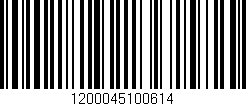 Código de barras (EAN, GTIN, SKU, ISBN): '1200045100614'