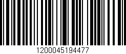 Código de barras (EAN, GTIN, SKU, ISBN): '1200045194477'