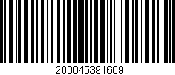 Código de barras (EAN, GTIN, SKU, ISBN): '1200045391609'