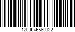 Código de barras (EAN, GTIN, SKU, ISBN): '1200046560332'