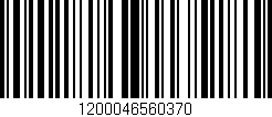 Código de barras (EAN, GTIN, SKU, ISBN): '1200046560370'