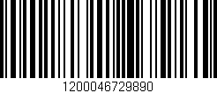 Código de barras (EAN, GTIN, SKU, ISBN): '1200046729890'
