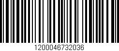 Código de barras (EAN, GTIN, SKU, ISBN): '1200046732036'