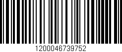 Código de barras (EAN, GTIN, SKU, ISBN): '1200046739752'