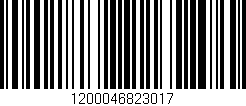 Código de barras (EAN, GTIN, SKU, ISBN): '1200046823017'