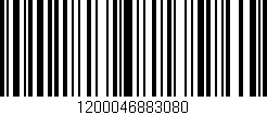 Código de barras (EAN, GTIN, SKU, ISBN): '1200046883080'