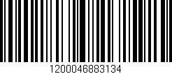 Código de barras (EAN, GTIN, SKU, ISBN): '1200046883134'
