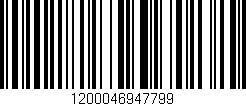 Código de barras (EAN, GTIN, SKU, ISBN): '1200046947799'