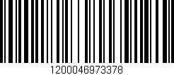 Código de barras (EAN, GTIN, SKU, ISBN): '1200046973378'