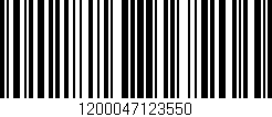 Código de barras (EAN, GTIN, SKU, ISBN): '1200047123550'