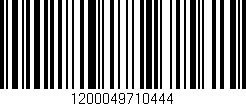 Código de barras (EAN, GTIN, SKU, ISBN): '1200049710444'
