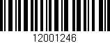 Código de barras (EAN, GTIN, SKU, ISBN): '12001246'