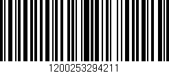 Código de barras (EAN, GTIN, SKU, ISBN): '1200253294211'