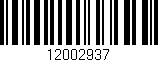 Código de barras (EAN, GTIN, SKU, ISBN): '12002937'