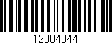 Código de barras (EAN, GTIN, SKU, ISBN): '12004044'