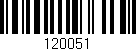 Código de barras (EAN, GTIN, SKU, ISBN): '120051'