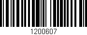 Código de barras (EAN, GTIN, SKU, ISBN): '1200607'