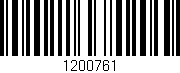 Código de barras (EAN, GTIN, SKU, ISBN): '1200761'