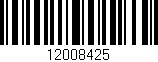 Código de barras (EAN, GTIN, SKU, ISBN): '12008425'