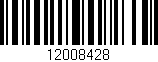 Código de barras (EAN, GTIN, SKU, ISBN): '12008428'