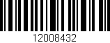 Código de barras (EAN, GTIN, SKU, ISBN): '12008432'