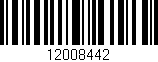 Código de barras (EAN, GTIN, SKU, ISBN): '12008442'