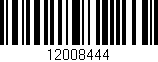 Código de barras (EAN, GTIN, SKU, ISBN): '12008444'