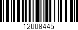 Código de barras (EAN, GTIN, SKU, ISBN): '12008445'