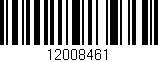 Código de barras (EAN, GTIN, SKU, ISBN): '12008461'