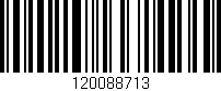 Código de barras (EAN, GTIN, SKU, ISBN): '120088713'