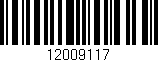 Código de barras (EAN, GTIN, SKU, ISBN): '12009117'
