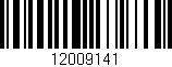 Código de barras (EAN, GTIN, SKU, ISBN): '12009141'