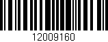 Código de barras (EAN, GTIN, SKU, ISBN): '12009160'