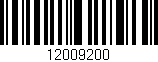 Código de barras (EAN, GTIN, SKU, ISBN): '12009200'