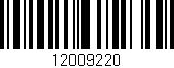 Código de barras (EAN, GTIN, SKU, ISBN): '12009220'