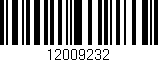 Código de barras (EAN, GTIN, SKU, ISBN): '12009232'