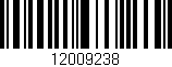 Código de barras (EAN, GTIN, SKU, ISBN): '12009238'