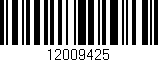 Código de barras (EAN, GTIN, SKU, ISBN): '12009425'