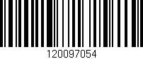 Código de barras (EAN, GTIN, SKU, ISBN): '120097054'