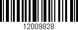 Código de barras (EAN, GTIN, SKU, ISBN): '12009828'