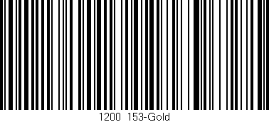 Código de barras (EAN, GTIN, SKU, ISBN): '1200/153-Gold'