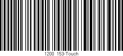 Código de barras (EAN, GTIN, SKU, ISBN): '1200/153-Touch'