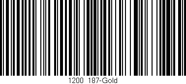 Código de barras (EAN, GTIN, SKU, ISBN): '1200/187-Gold'