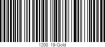 Código de barras (EAN, GTIN, SKU, ISBN): '1200/19-Gold'