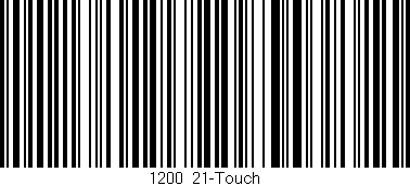 Código de barras (EAN, GTIN, SKU, ISBN): '1200/21-Touch'