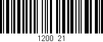 Código de barras (EAN, GTIN, SKU, ISBN): '1200/21'
